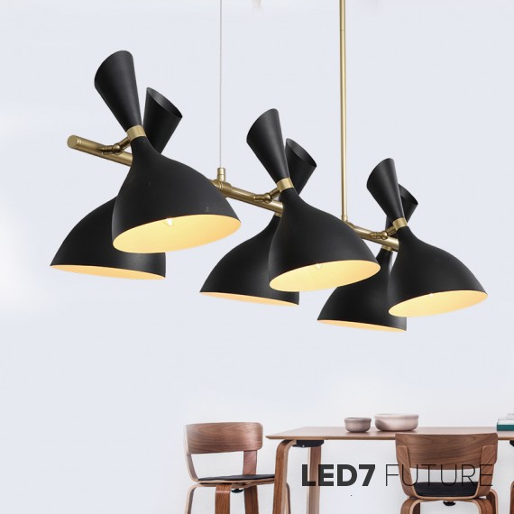 Loft Industry Modern - Duck Square Chandelier